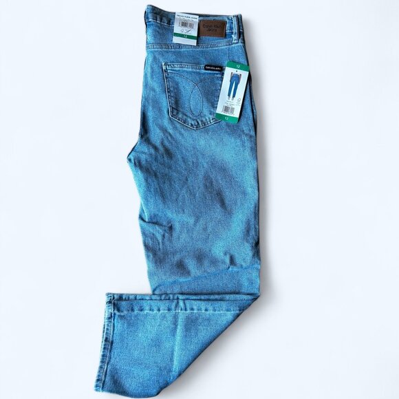 Calvin Klein Women's High-Rise Jean Light Blue size 12 - Picture 5 of 8